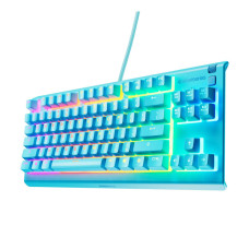SteelSeries Apex 3 TKL Aqua RGB Gaming Keyboard, Tenkeyless Compact Form Factor, 8-Zone RGB Illumination  Water and Dust Resistant Whisper-Quiet Gaming Switch